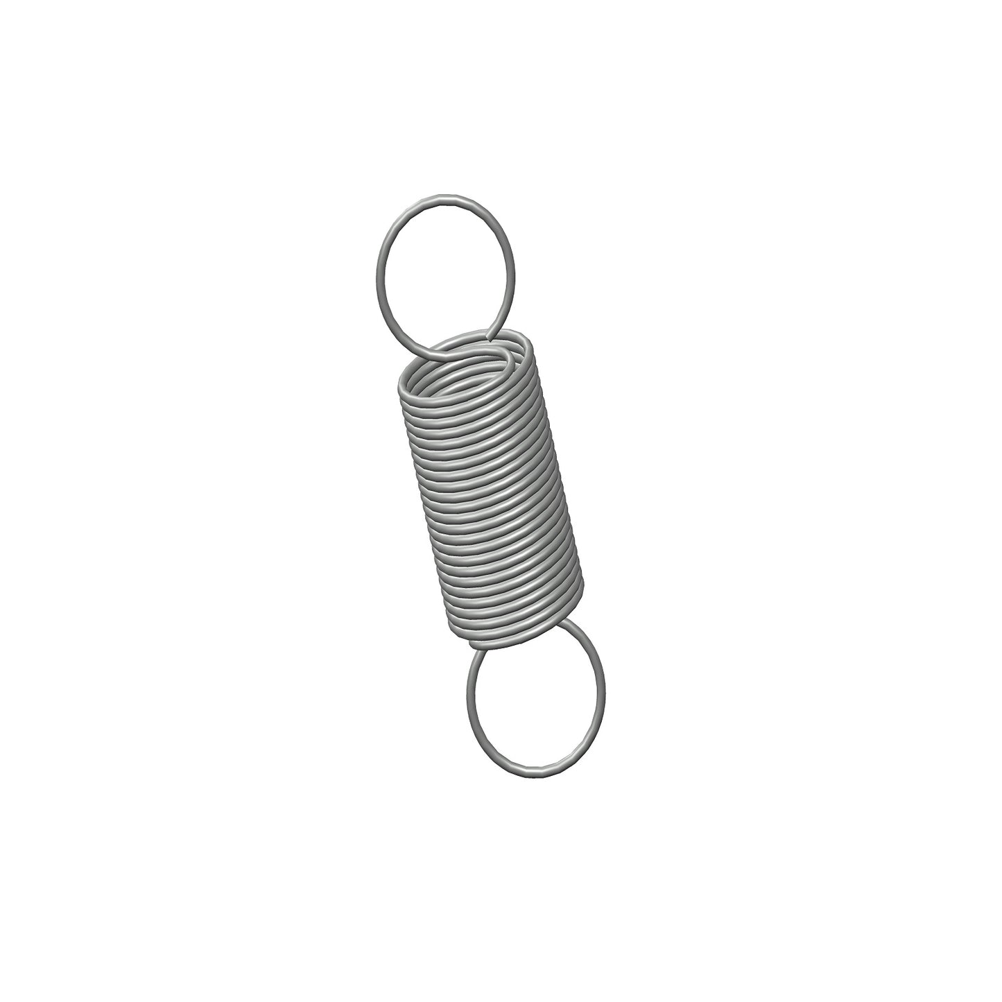 Zinc Extension Spring 38.1 mmL (x 11.13 OD x 0.71 WD) C031