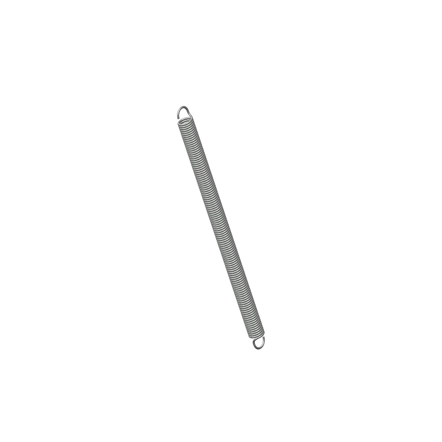 Zinc Extension Spring  63.5mm Long( x  3.96 OD x 0.51 WD) C105
