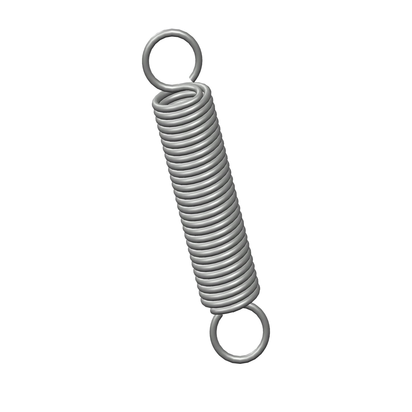 Zinc Extension Spring 82.55mm Long (15.88 OD x 1.83 WD) C181 from Century