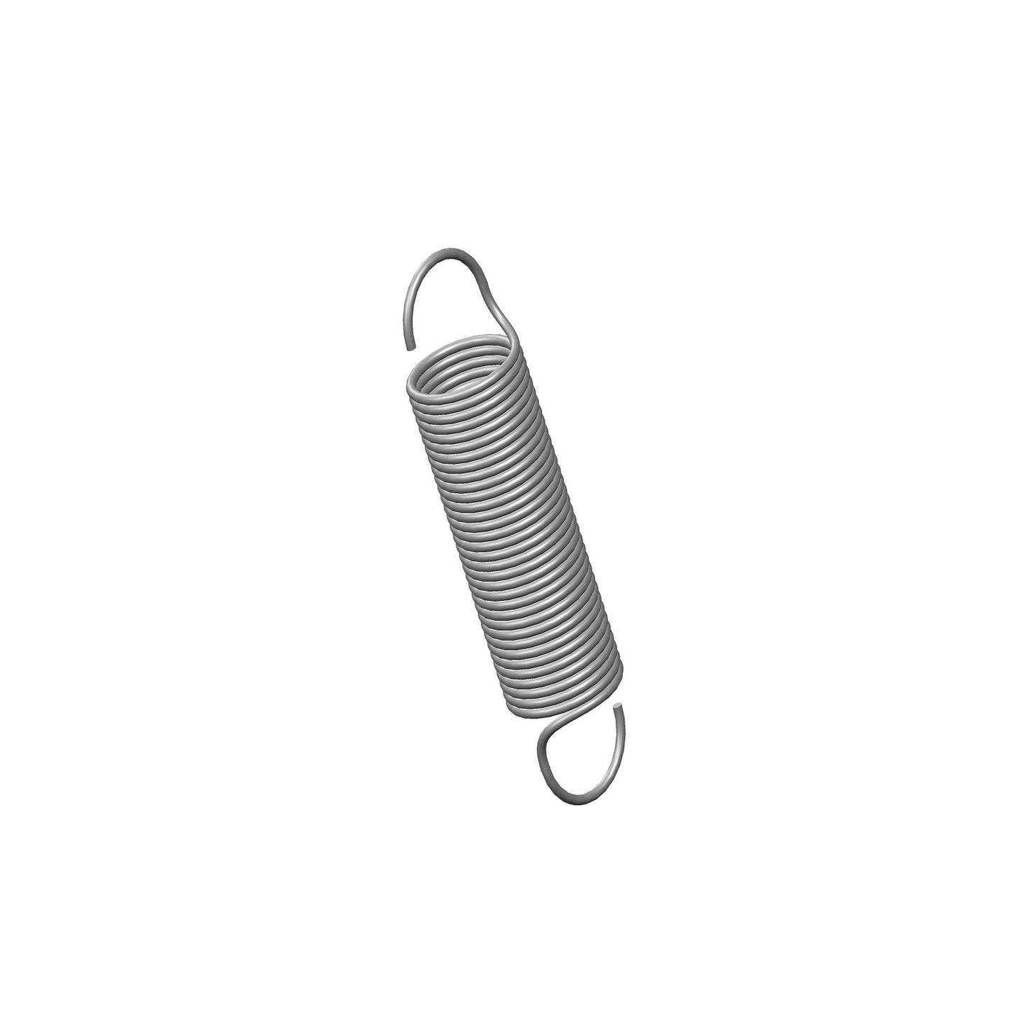 Zinc Extension Spring  88.9mm Long (19.05 OD x 1.57 WD)  C185 from Century