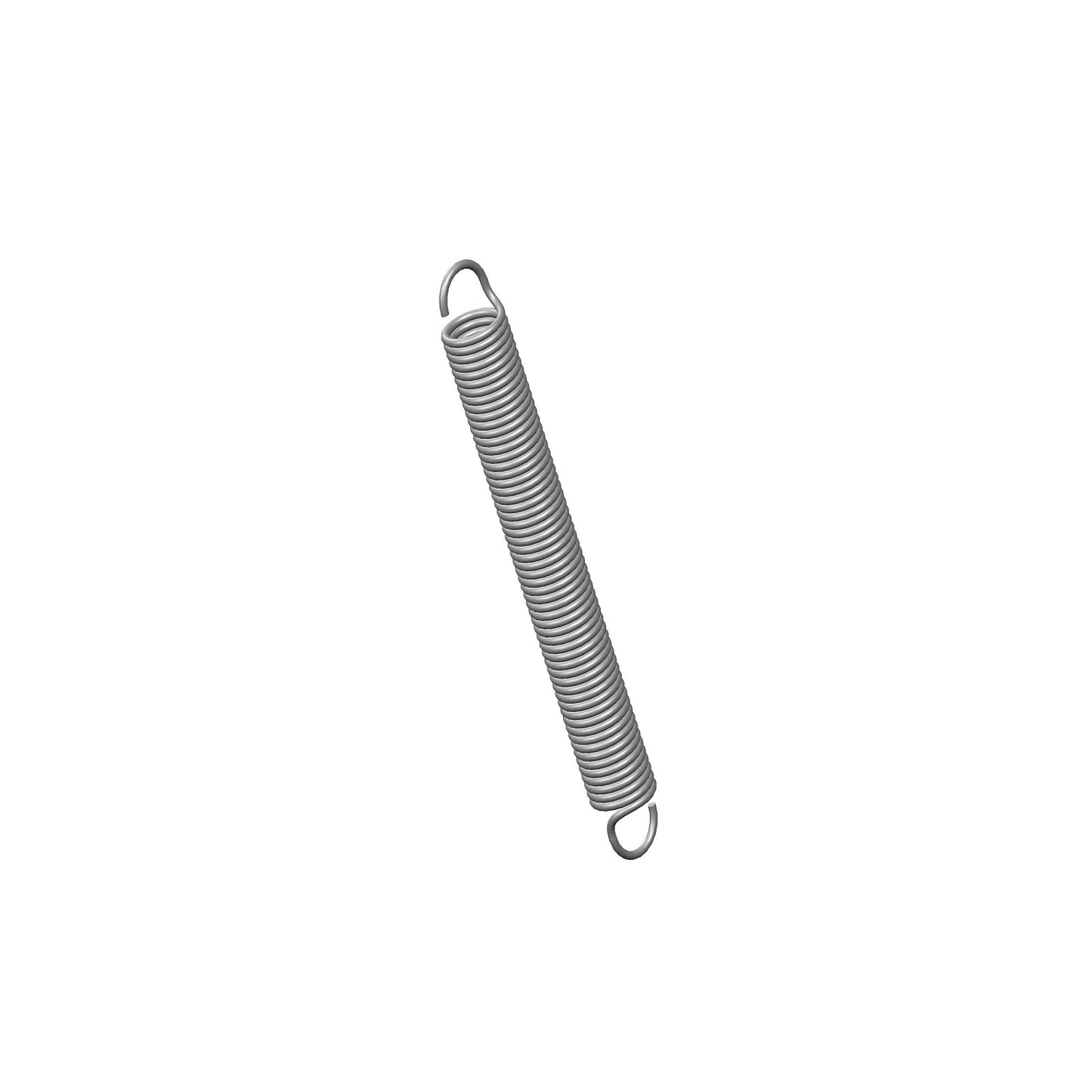 Zinc Extension Spring   114.3mm Long (12.7 OD x 1.57 WD) C221 from Century