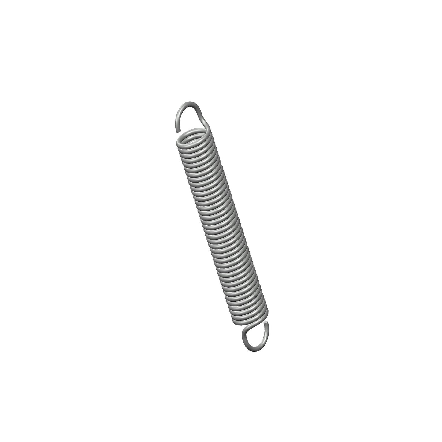 Zinc Extension Spring 120.65mm Long (17.48 OD x 2.31 WD) C227 from Century