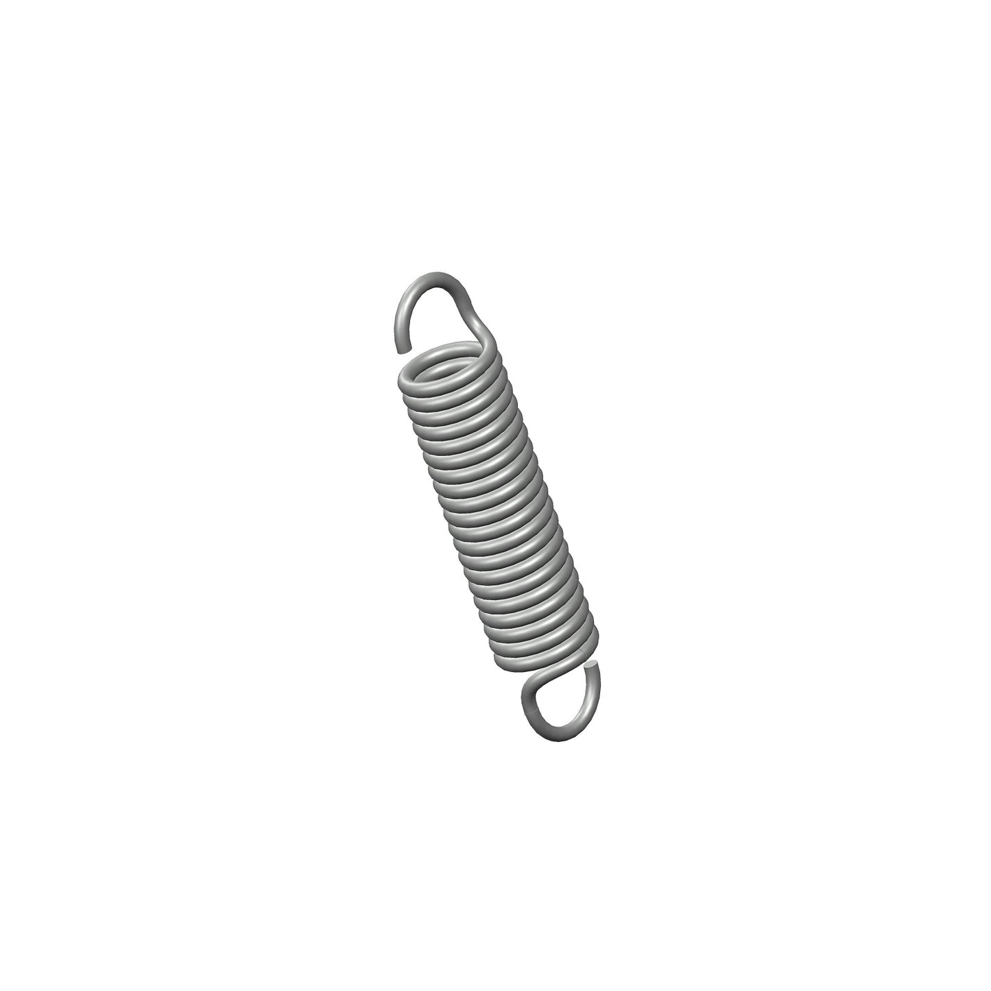 Zinc Extension Spring 101.6mm long (20.65 OD x 3.05 WD) C259 from Century