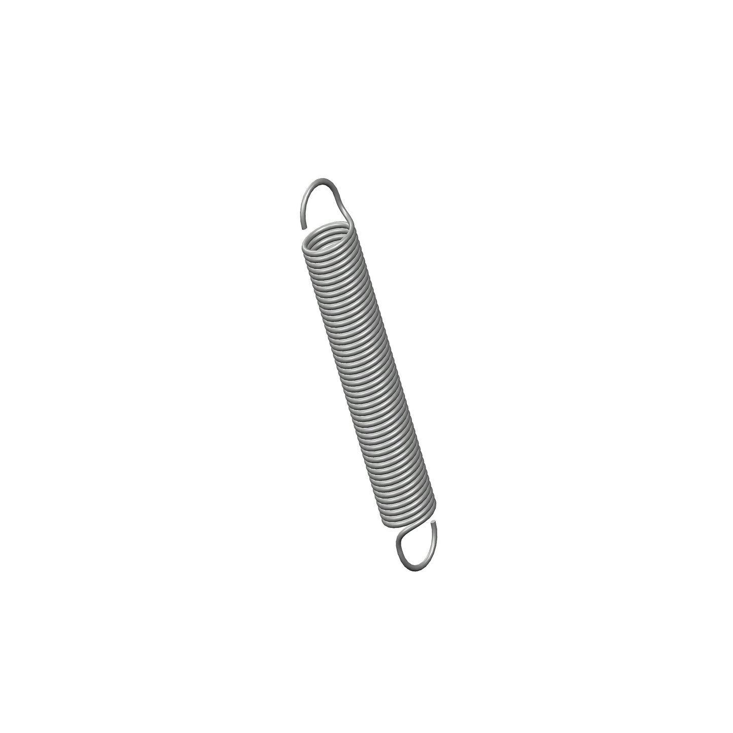 Zinc Extension Spring 177.8mm Long (27 OD x 2.67 WD) C265 from Century