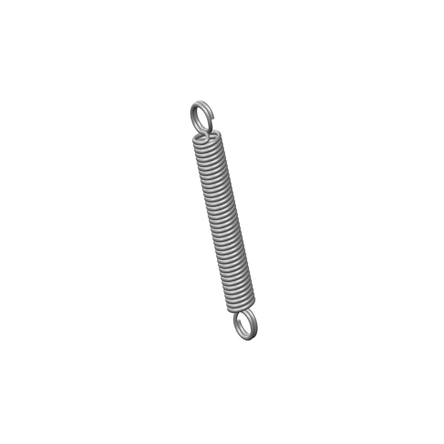 Zinc Extension Spring 177.8mm Long (25.4 OD x 3.43 WD) C269 from Century