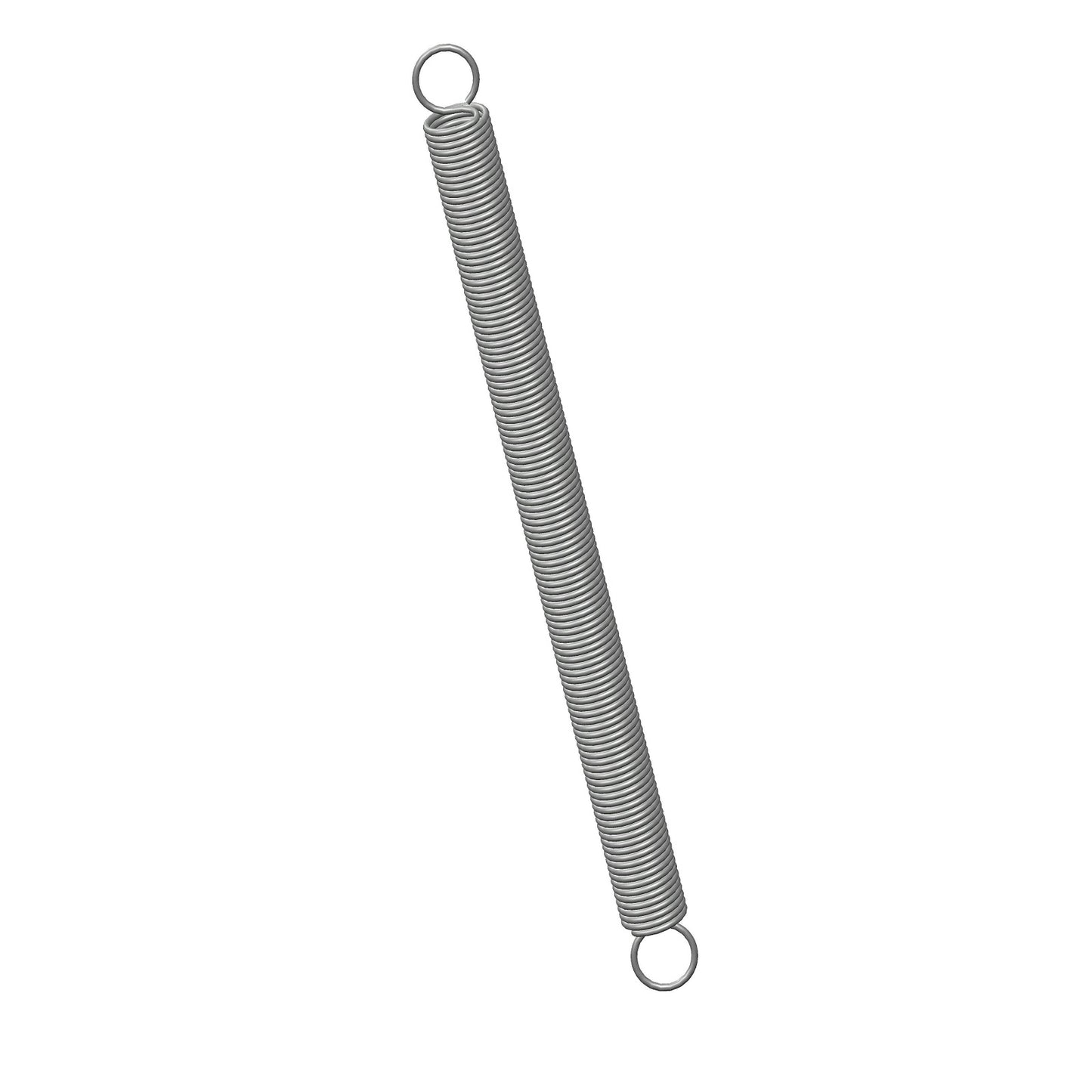 Zinc Extension Spring 215.9mm Long (15.88 OD x 1.57 WD) C321 from Century