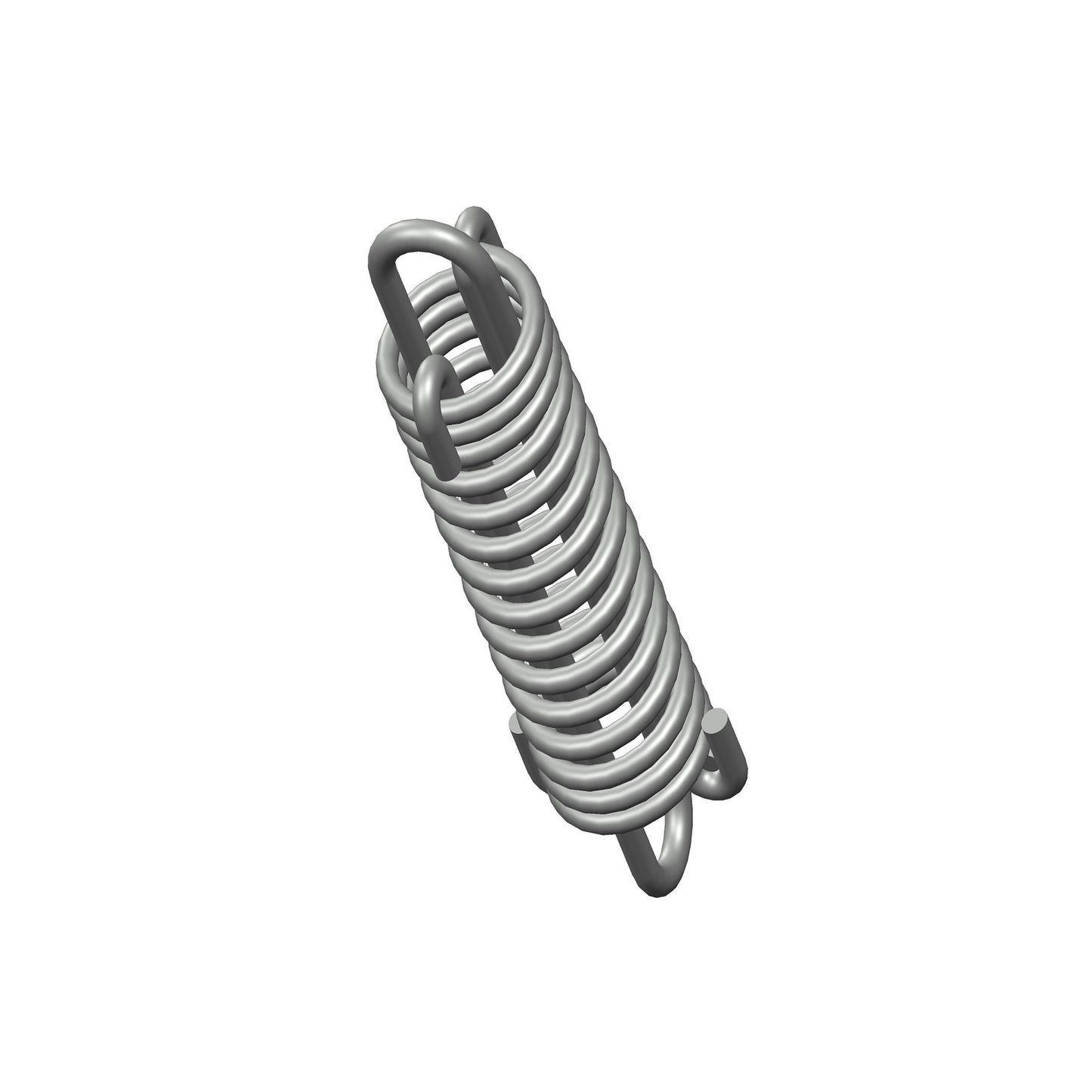 Zinc Extension Spring  196.85mm Long (39.7 OD x 5.77 WD) C4001 from Century