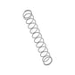 Zinc Compression Spring  34.93mm Long (4.78 OD x 0.33 WD) C578 (2 pack) from Century