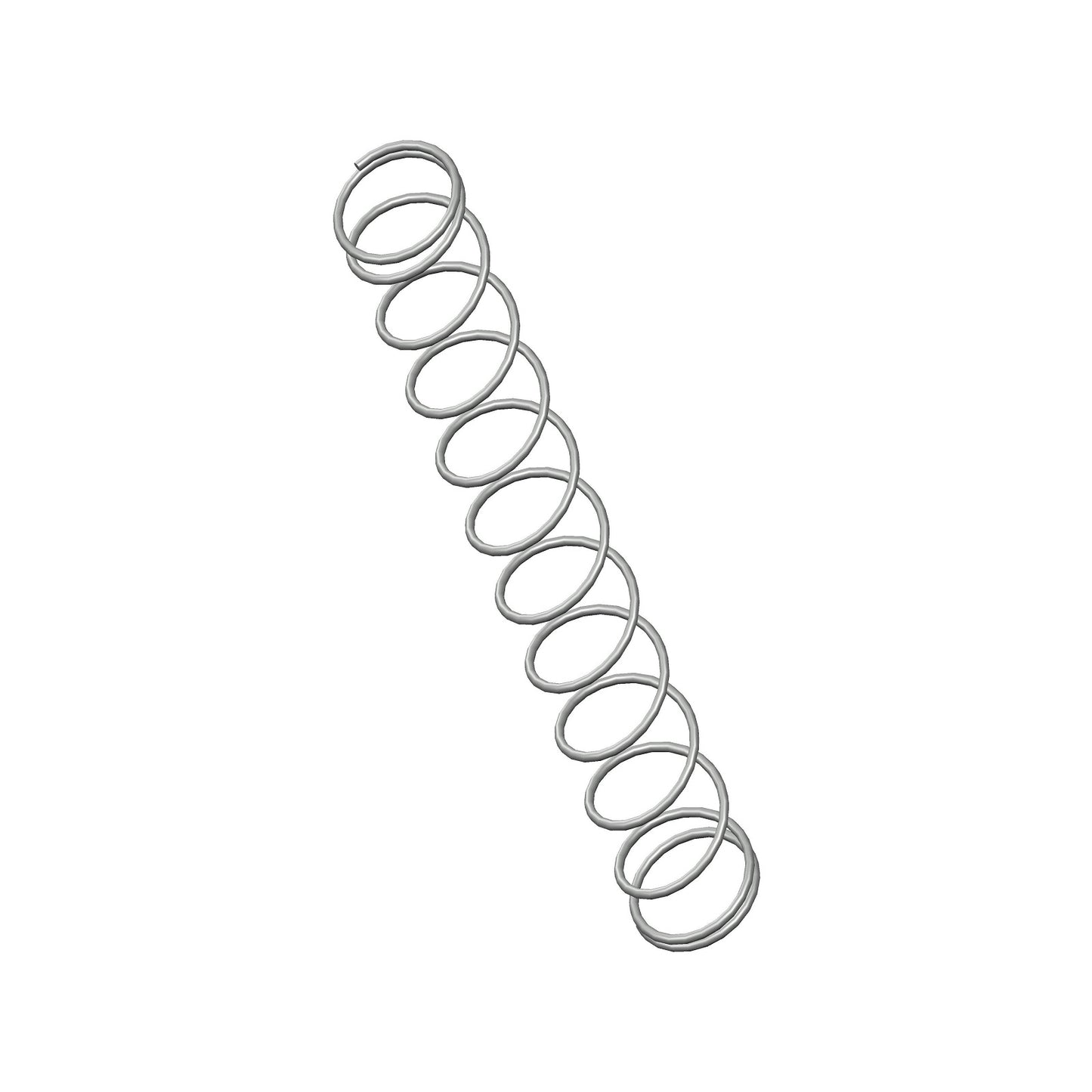 Zinc Compression Spring  34.93mm Long (4.78 OD x 0.33 WD) C578 (2 pack) from Century
