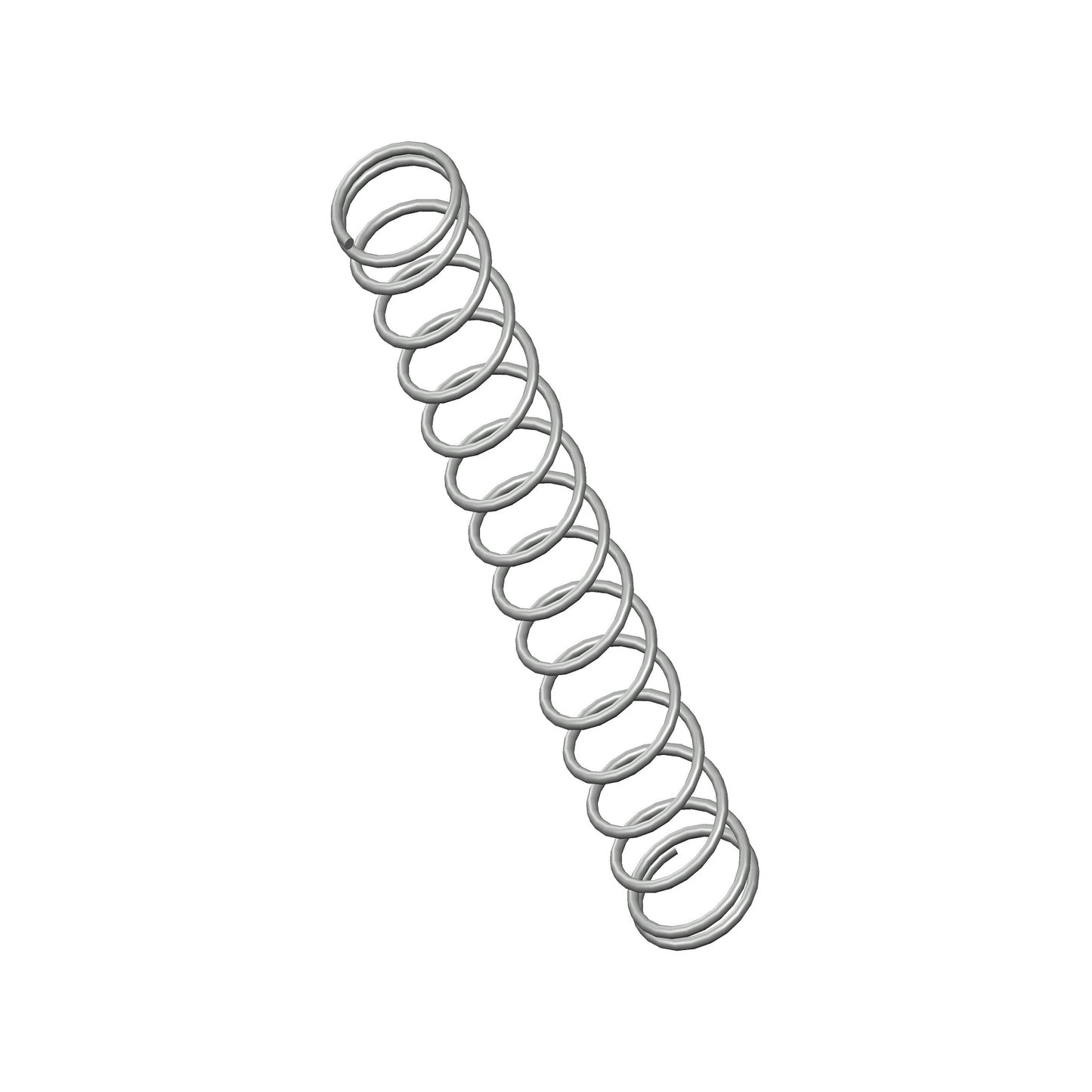 Zinc Compression Spring 34.93mm Long (4.78 OD x 0.41 WD) C582 (2 pack) from Century