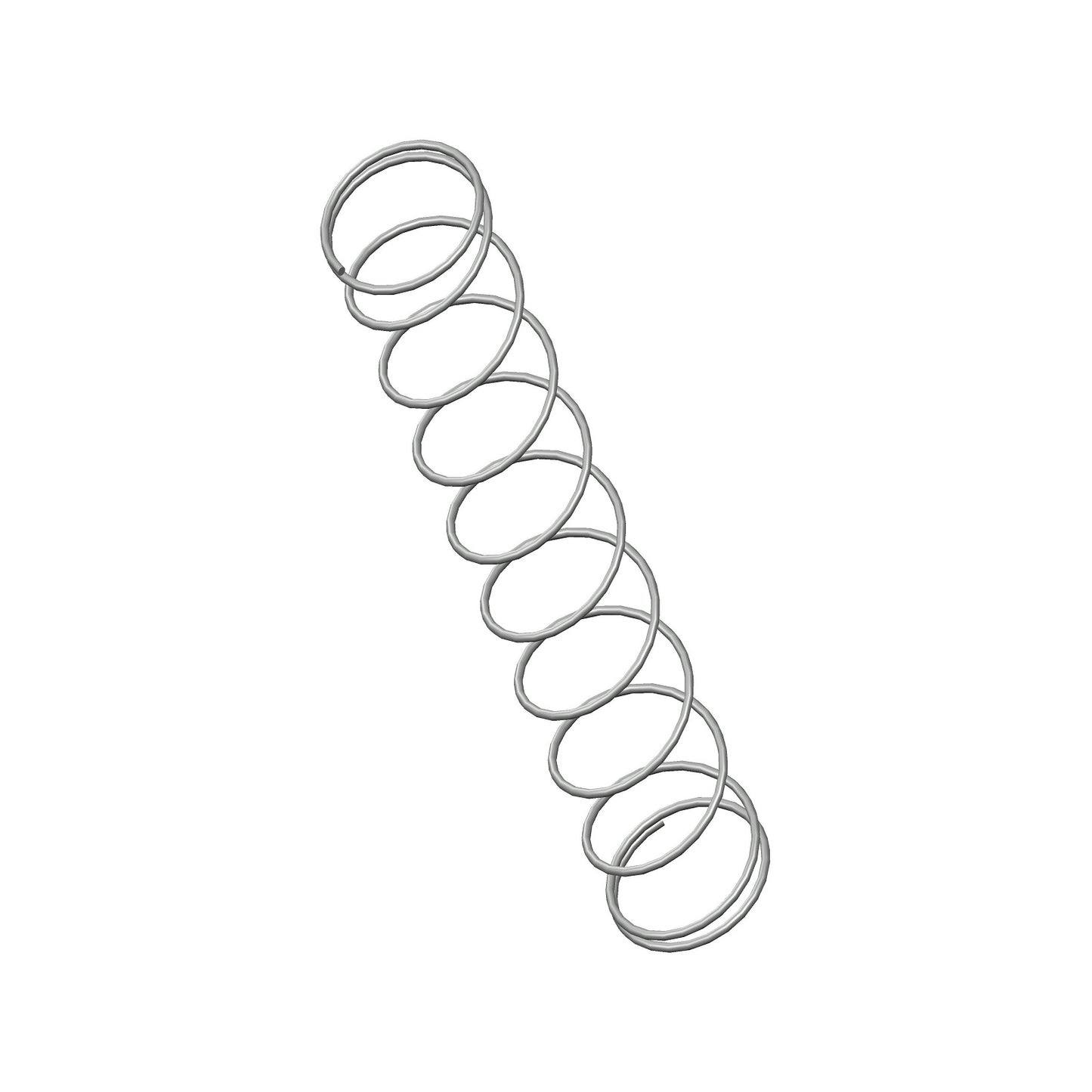 Zinc Compression Spring 44.45mm Long (7.95 OD x 0.41 WD) C660 (2 pack) from Century
