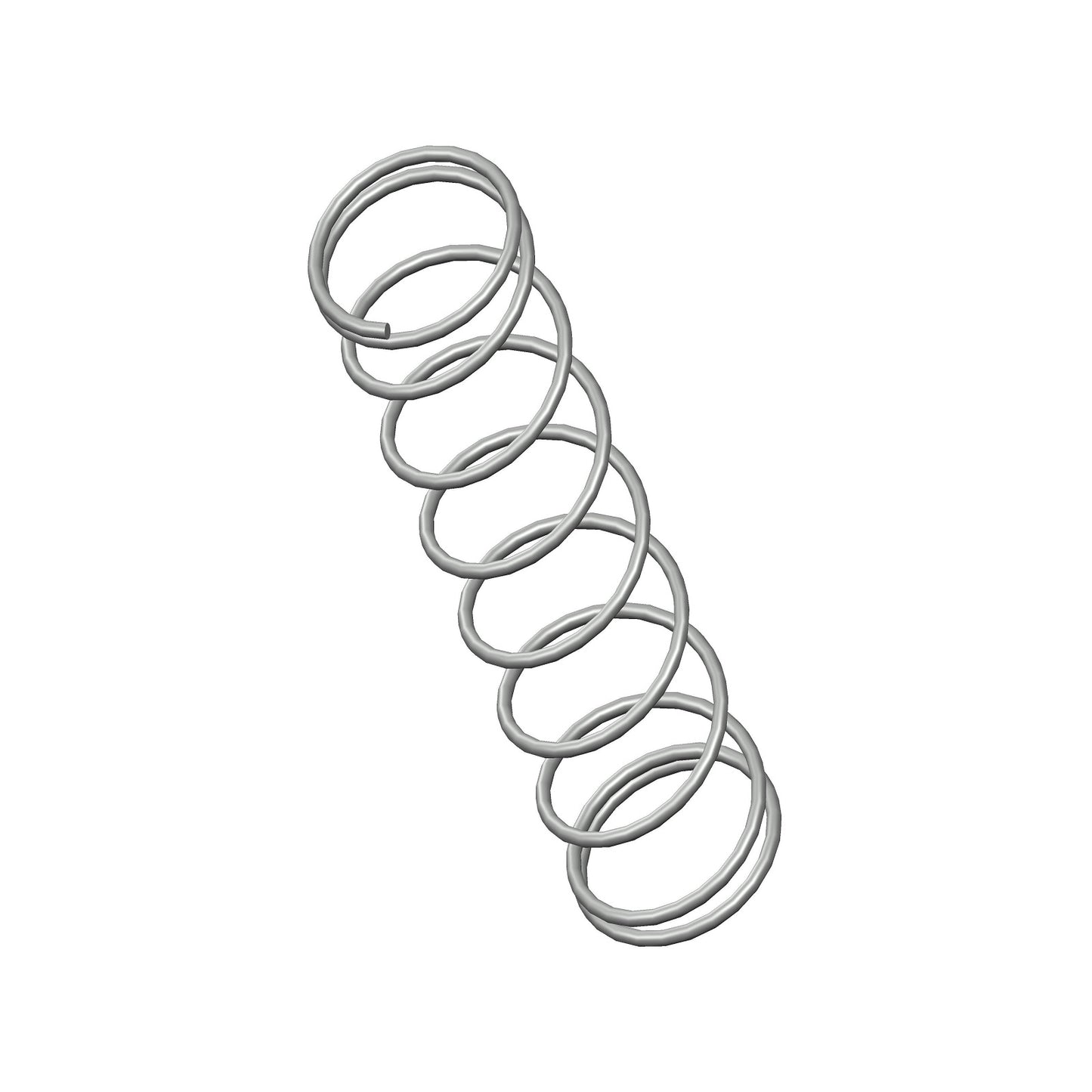 Zinc Compression Spring 38.1mm Long (9.53 OD x 0.66 WD) C668 (2 pack) from Century