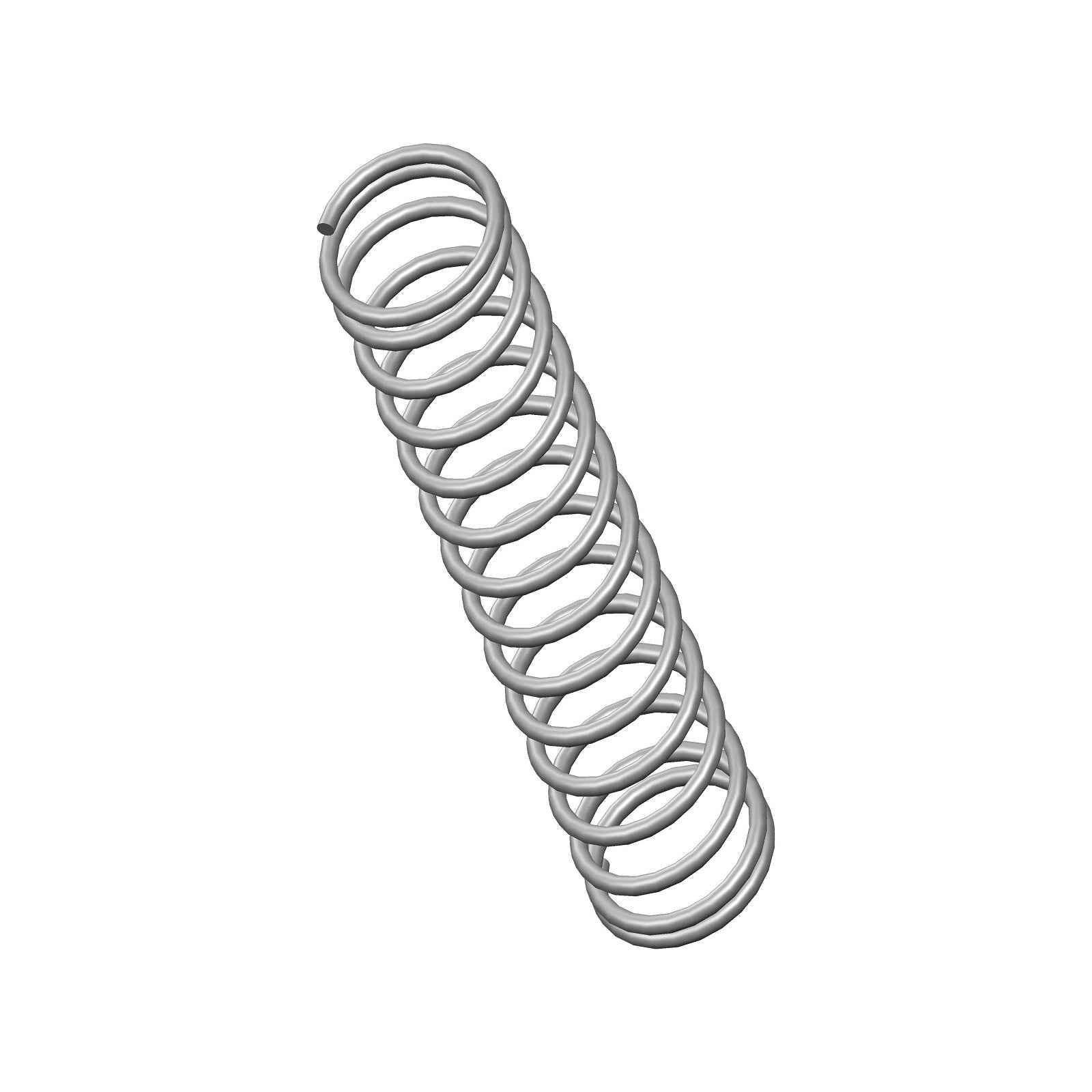 Zinc Compression Spring 4.45mm Long (9.53 OD x 0.89 WD) C672 (2 pack) from Century