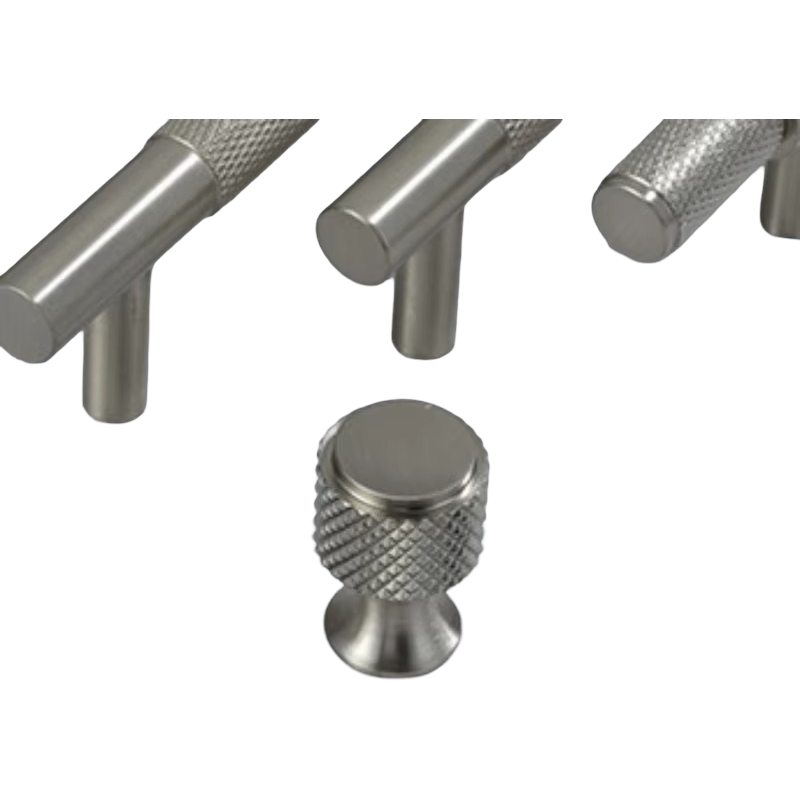"Felino" Sovereign Cris Cross Brushed Brass cabinet / Drawer Knob 20mm dia-4 Finishes