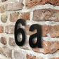 Premium  200mm Black Stainless steel floating Street number (0-9)