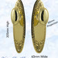 Polished Brass Versaille Door knob W/backplate 205 x 60.mm-Vintique Concepts