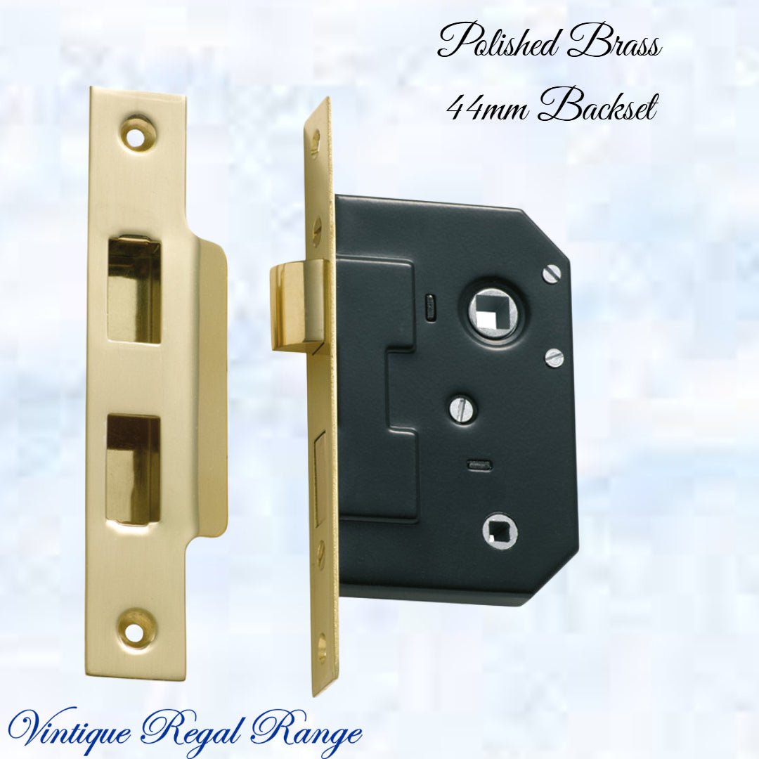 Internal Privacy Lockset & striker plates (44mm Backset) -Various finishes-Vintique Concepts