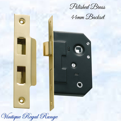 Internal Privacy Lockset & striker plates (44mm Backset) -Various finishes-Vintique Concepts