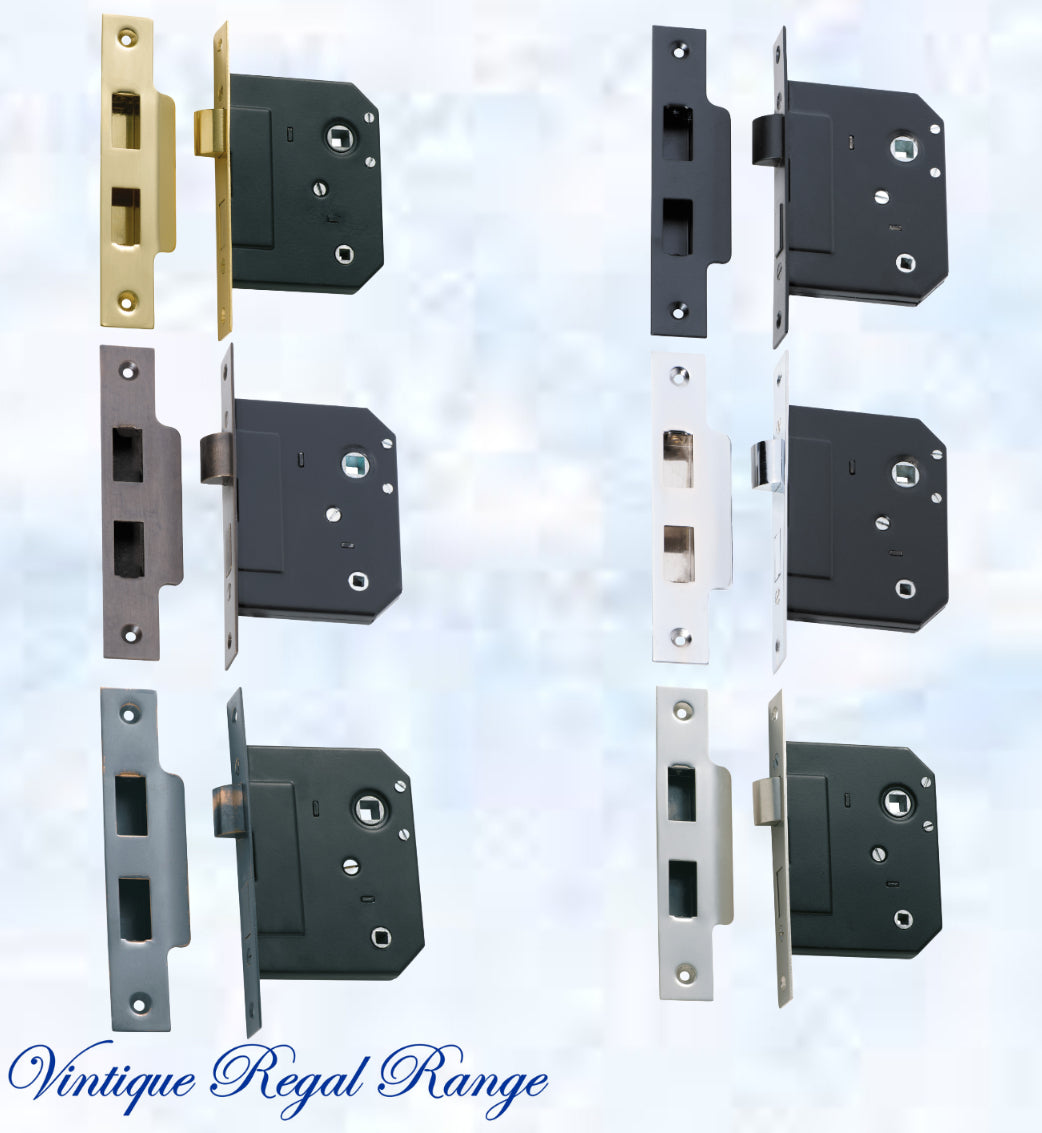 Internal Privacy Lockset & striker plates (57mm Backset) -Various finishes--Vintique Concepts