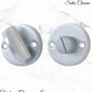 Round Privacy Turns 35mm Dia with spindle-Various finishes-Vintique Concepts