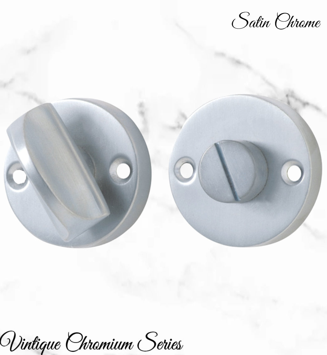 Round Privacy Turns 35mm Dia with spindle-Various finishes-Vintique Concepts