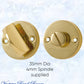 Round Privacy Turns 35mm Dia with spindle-Various finishes-Vintique Concepts