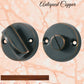 Round Privacy Turns 35mm Dia with spindle-Various finishes-Vintique Concepts
