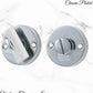 Round Privacy Turns 35mm Dia with spindle-Various finishes-Vintique Concepts