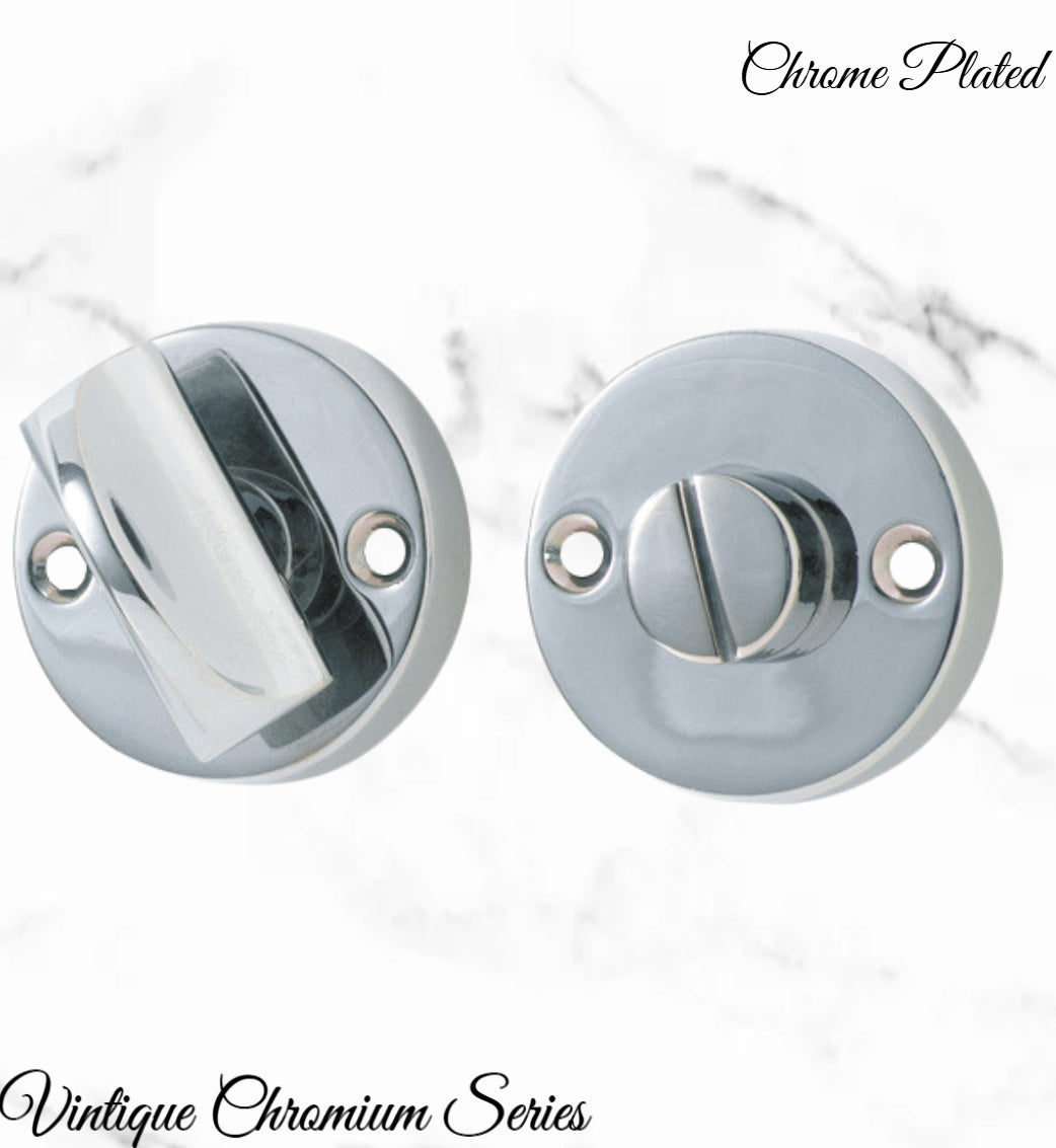 Round Privacy Turns 35mm Dia with spindle-Various finishes-Vintique Concepts