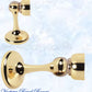 Polished Brass Magnetic door stop 75mm L x 44mm baseplate-Vintique Concepts