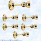 Polished Brass Magnetic door stop 75mm L x 44mm baseplate-Vintique Concepts