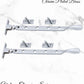 Chrome plated Brass window stay 200mm with 4 holes-Base Fixed (Copy)