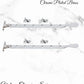 Chrome plated Brass window stay 300mm with 5 holes-Base Fixed-Vintique Concepts