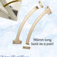 Regal Polished Brass Fanlight stop 190mm Long (pair)-Vintique Concepts
