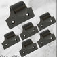 Regal Matt Black Brass Traditional sash window lift 49mm x 40mm-Vintique Concepts