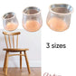Silicone Chair Tips with felt pad Fits 20mm to 32mm-Vintique Concepts