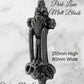 PARK LANE Matt Black Door Knocker-Vintique Concepts
