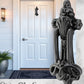 PARK LANE Matt Black Door Knocker-Vintique Concepts