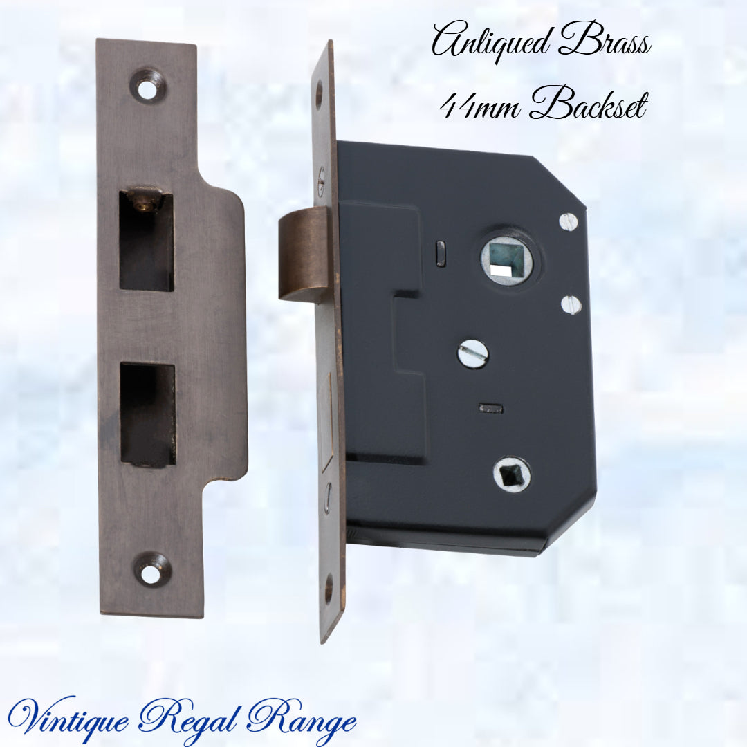 Internal Privacy Lockset & striker plates (44mm Backset) -Various finishes-Vintique Concepts