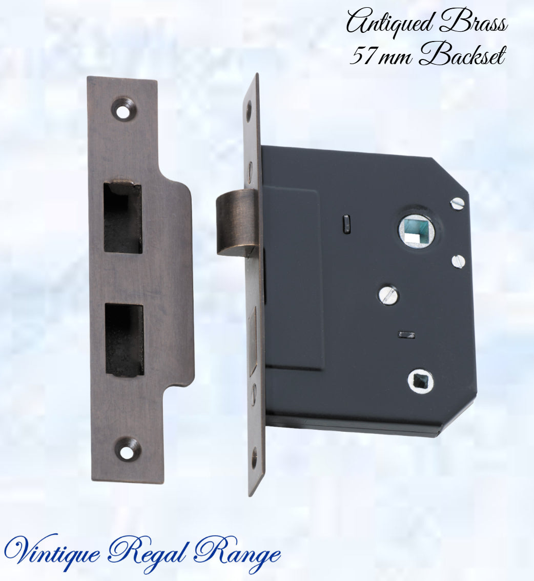 Internal Privacy Lockset & striker plates (57mm Backset) -Various finishes--Vintique Concepts