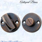 Round Privacy Turns 35mm Dia with spindle-Various finishes-Vintique Concepts
