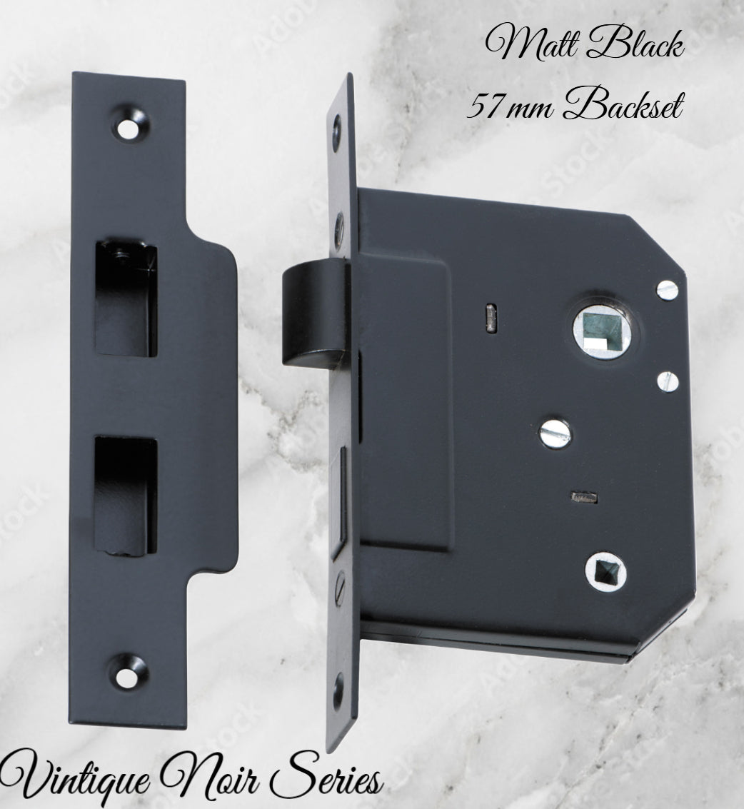 Internal Privacy Lockset & striker plates (57mm Backset) -Various finishes--Vintique Concepts