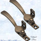 Regal Antiqued Brass Wedge window fastener 90 x 20mm-Vintique Concepts
