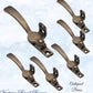 Regal Antiqued Brass Wedge window fastener 90 x 20mm-Vintique Concepts