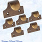 Regal ANTIQUED Brass Traditional sash window lift 49mm x 40mm-Vintique Concepts