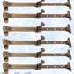 Antiqued Brass Telescopic window stay 200mm - 295mm Pin Type-Vintique Concepts