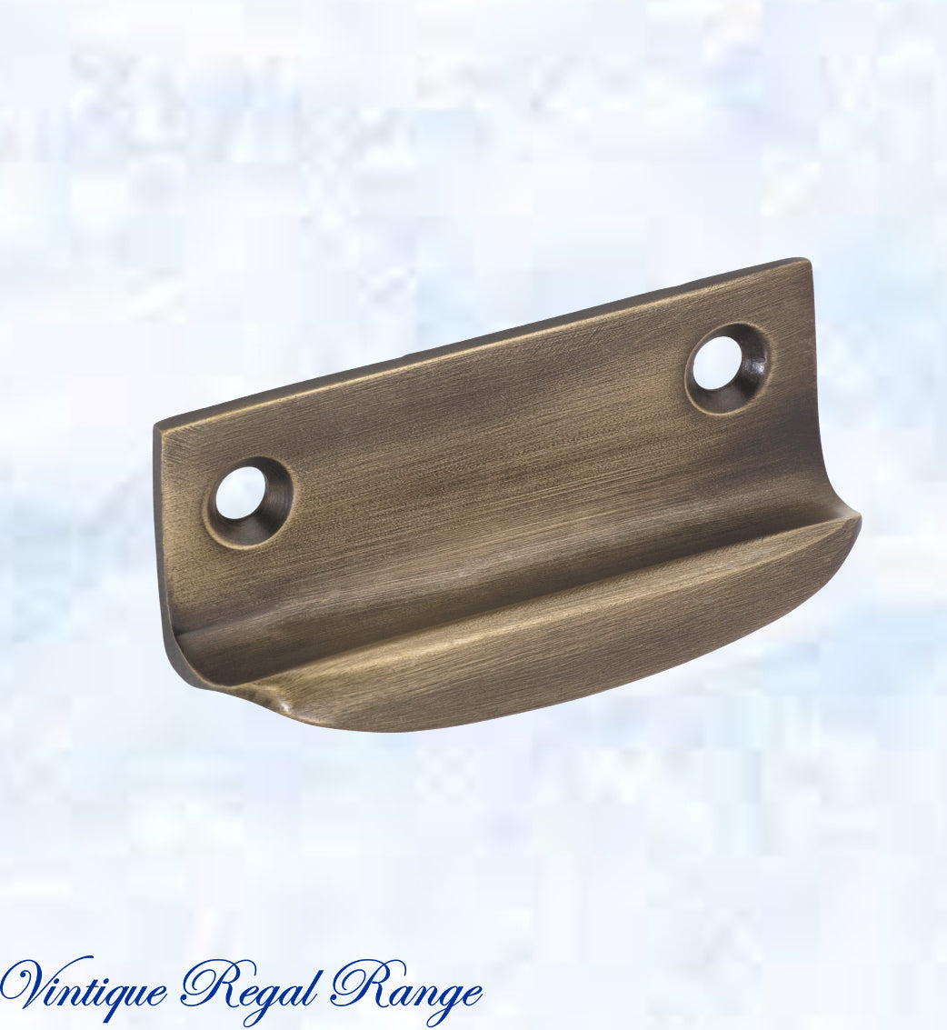 Regal Antiqued Brass sash Lipped window lift 63 x 32mm (Copy)-Vintique Concepts