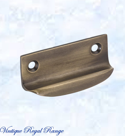 Regal Antiqued Brass sash Lipped window lift 63 x 32mm (Copy)-Vintique Concepts