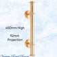 Polished Brass Large Bar type pull handle 420mm Long-Vintique Concepts