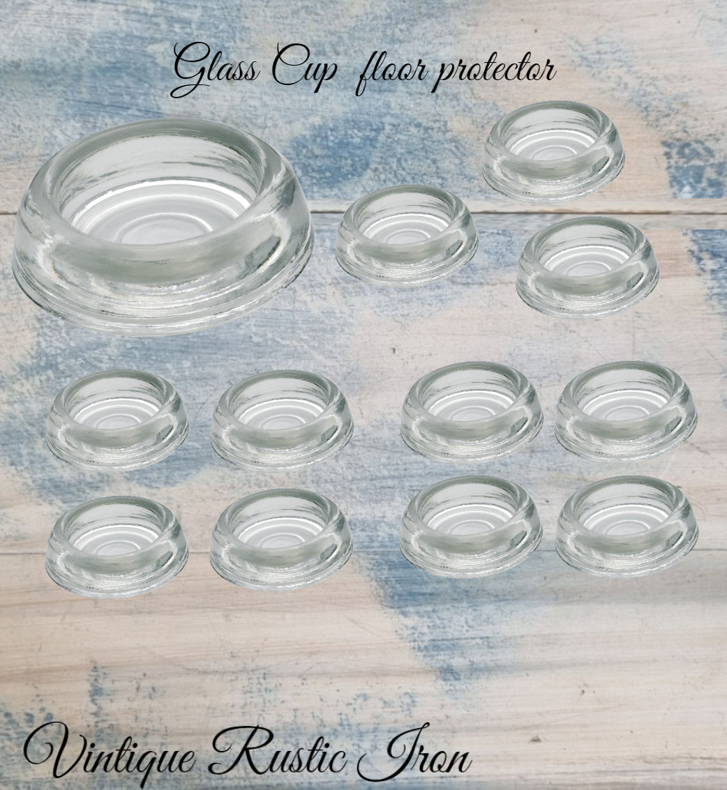 Floor glass cup Furniture protector 78mm Dia-Vintique Concepts